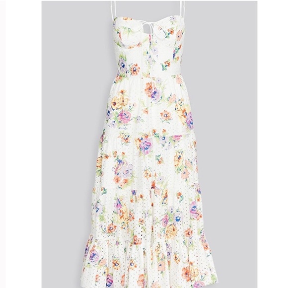 WAYF Timber Tiered Buster Midi Floral Dress - Size Small - Picture 1 of 12
